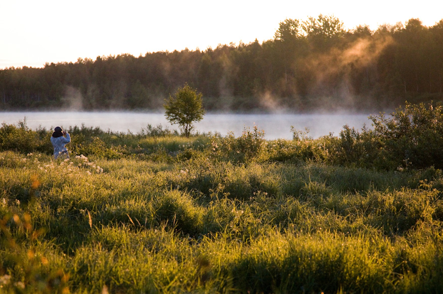 Aamuöistä Kitisenrantaa