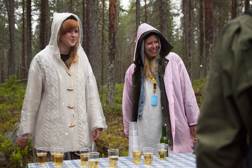 Vähän sataa, mutta hauskaa on silti