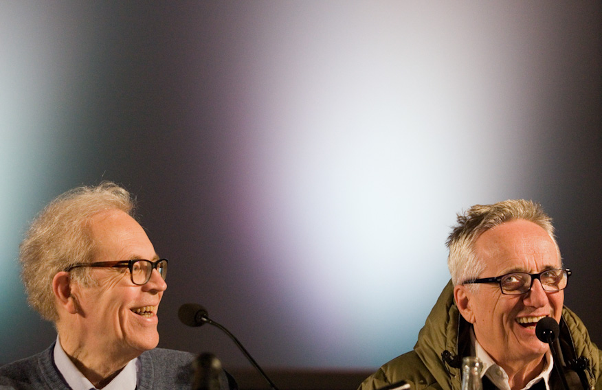 Peter von Bagh ja Marco Bellocchio aamukeskustelussa