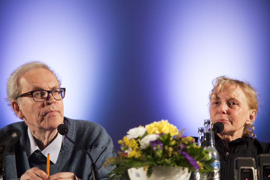 Peter von Bagh ja Claire Denis aamukeskustelussa