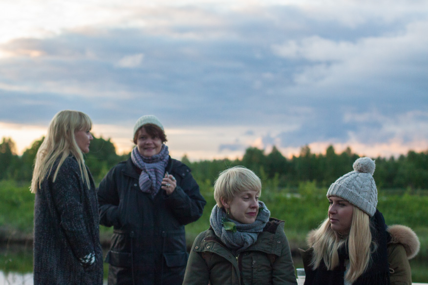 Kitisen eräkodalla oli kohtuu vilpoista