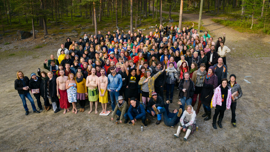 Staff juhlii jälkeen festivaalien